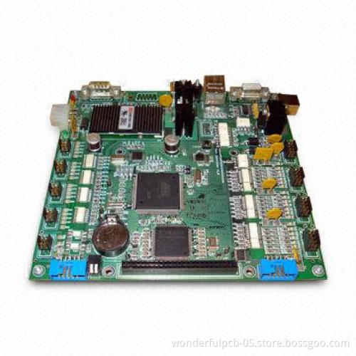 PCB Assembly, Different Materials Available, 1oz Copper Thickness, 1.6mm Finishing Thickness